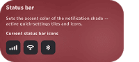 Theme editor tabs for icons, wallpapers and lockscreen